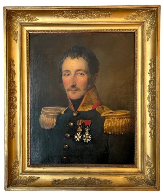 Portrait Of General Goethals Attributed to Gustaaf Wappers (1803-1874)